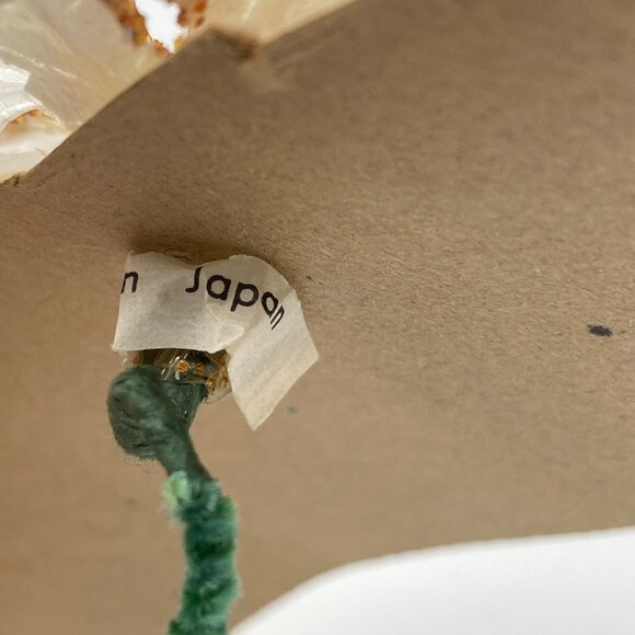 Vintage Christmas Decorative Picks Gold Birds Glittered Flowers Japan Set Of 5 - Picture 5 of 11